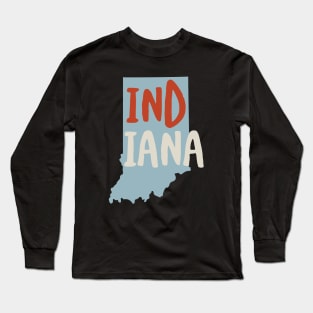 State of Indiana Long Sleeve T-Shirt